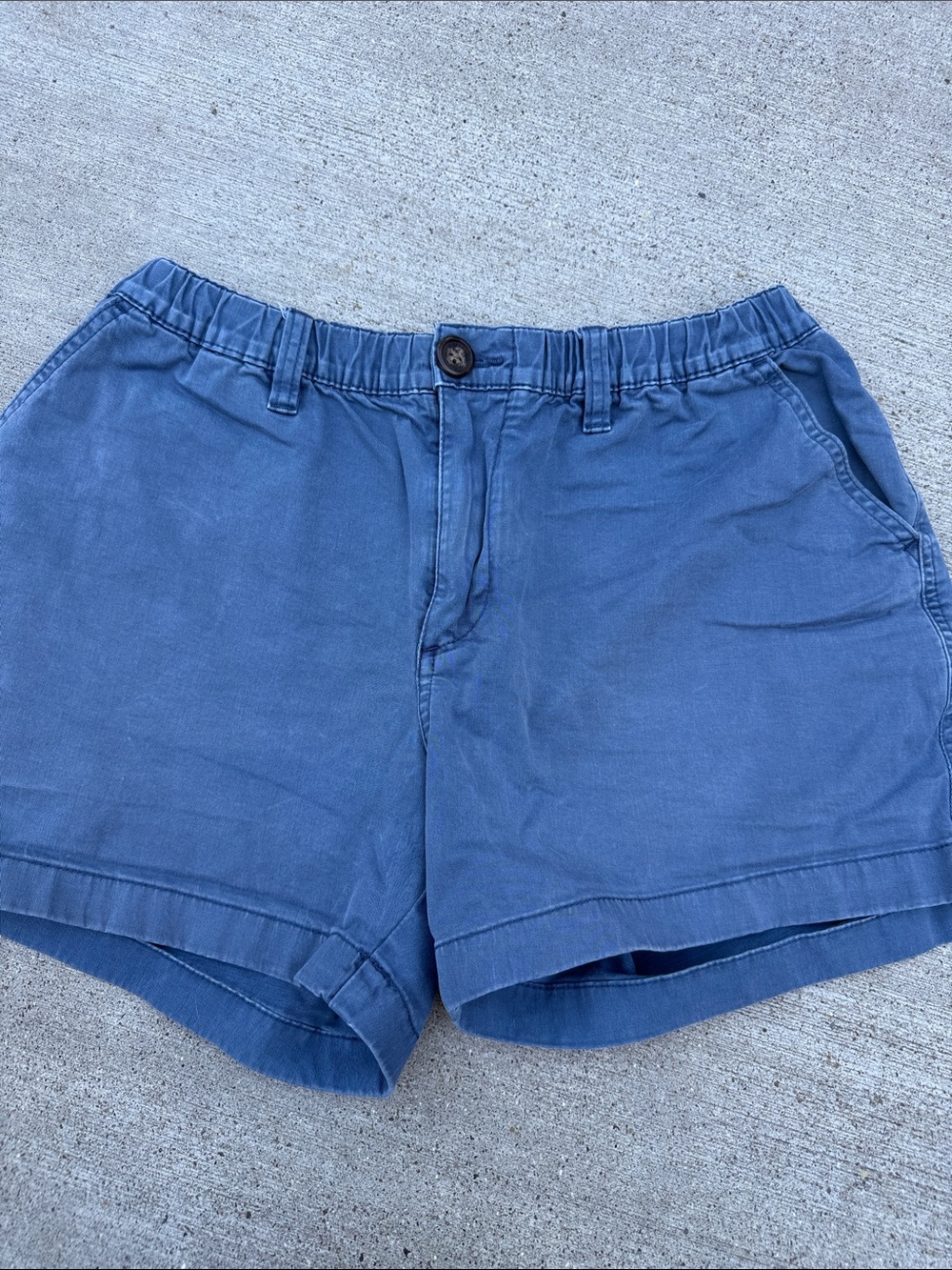 chubbies Men's High Waist Blue Casual Shorts
